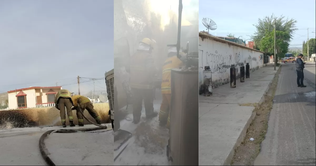 La detonación provocó que otros cuatro tanques también explotaran