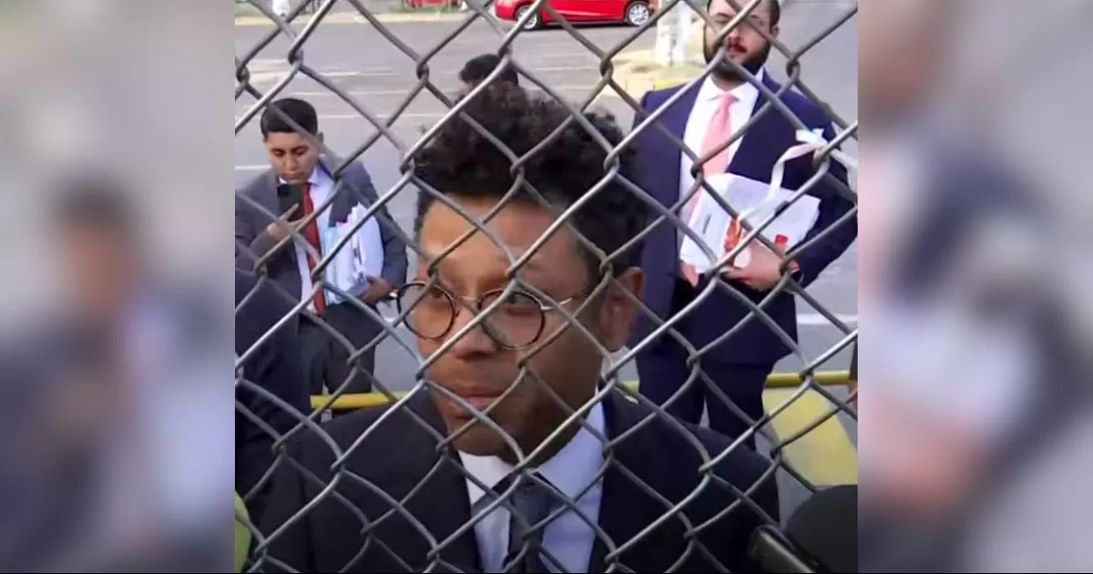 "Estoy muy tranquilo, sigo confiando bastante en las autoridades, sigo confiando bastante en la ley, mi inocencia se probara con el proceso que sigue".
