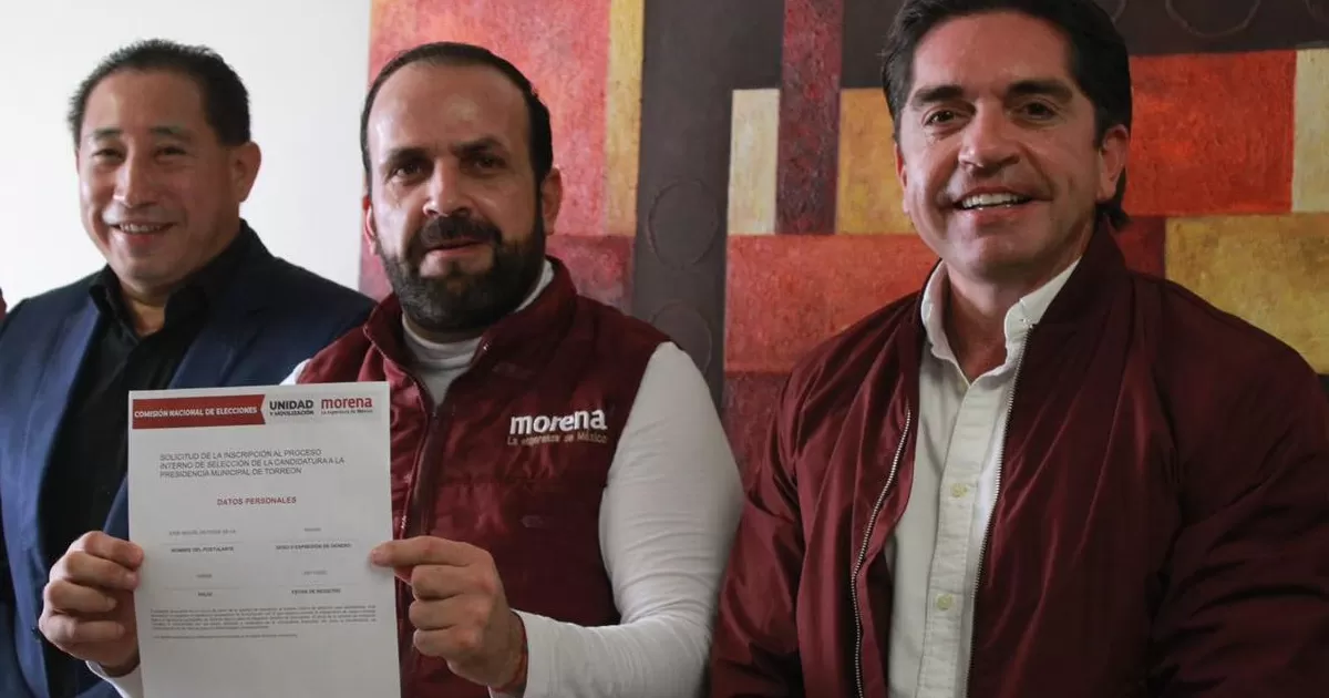Miguel Batarse se sube a la contienda interna de Morena por la alcaldía de Torreón.