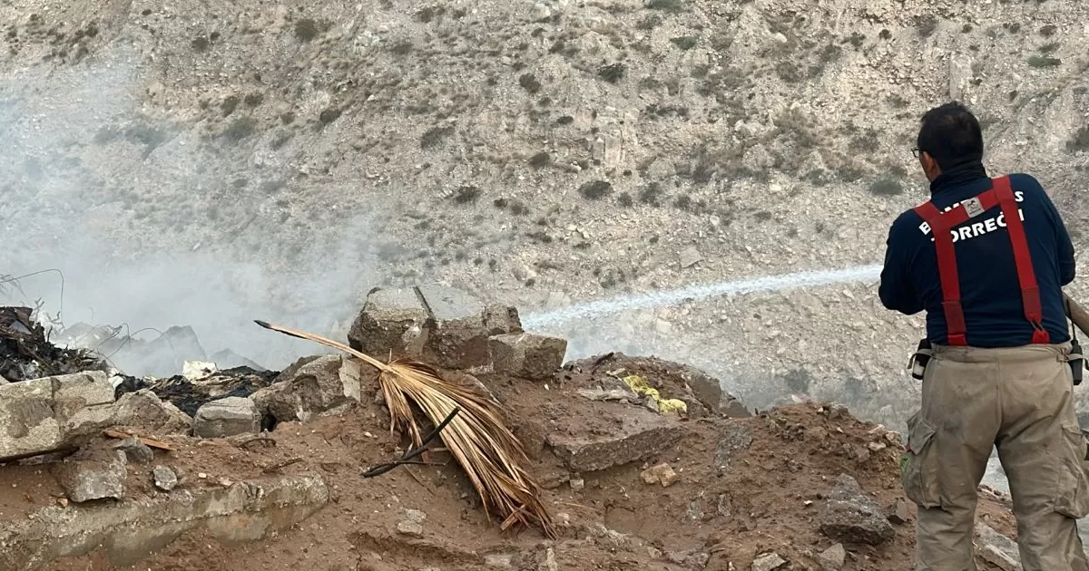 Se incendia el Cañón del Indio de Torreón