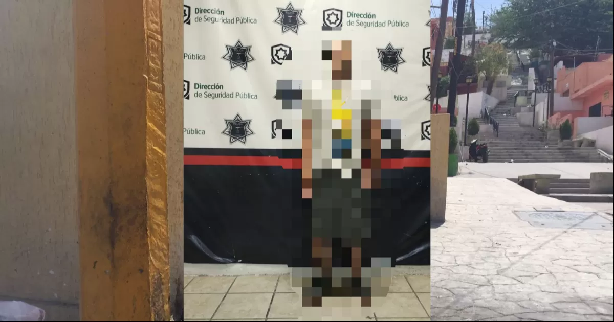 Hombre es detenido por agresivo en Torreón.