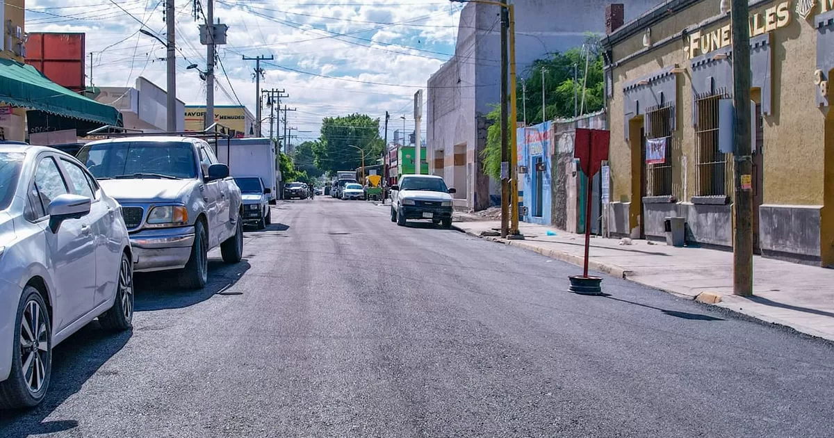 Pavimentación de calle Cuauhtémoc en Lerdo va al 60 por ciento