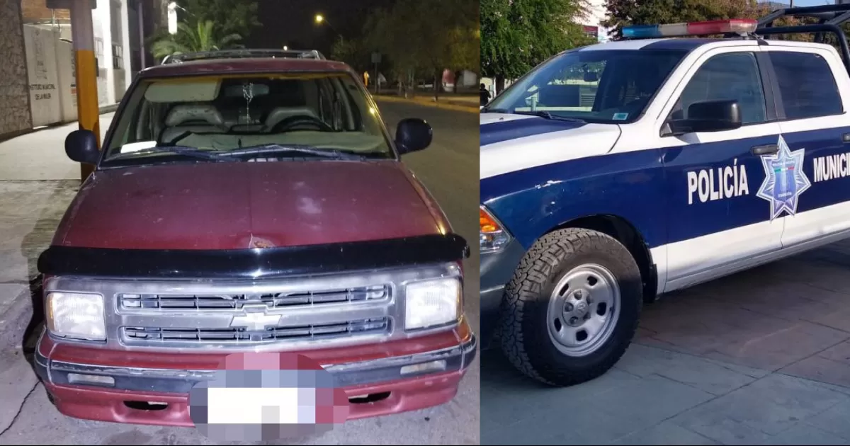 Policías Municipales auxilian a mujer agredida por su expareja.
