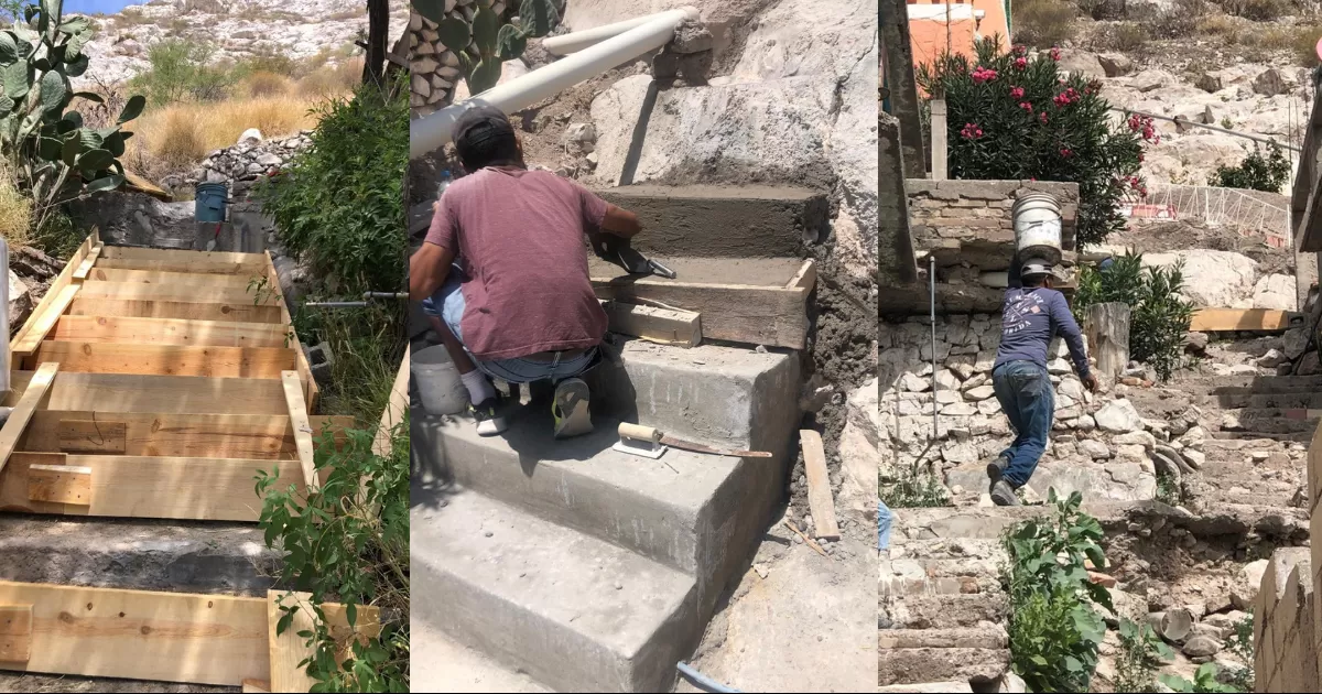 Avanza rehabilitación de pasos peatonales en el Poniente de Torreón