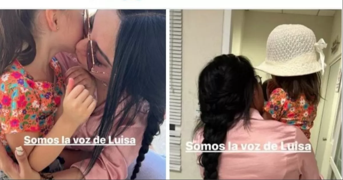 Vía redes sociales la madre de la pequeña, Anahí Amador, compartió su alegría al estar de vuelta con su pequeña