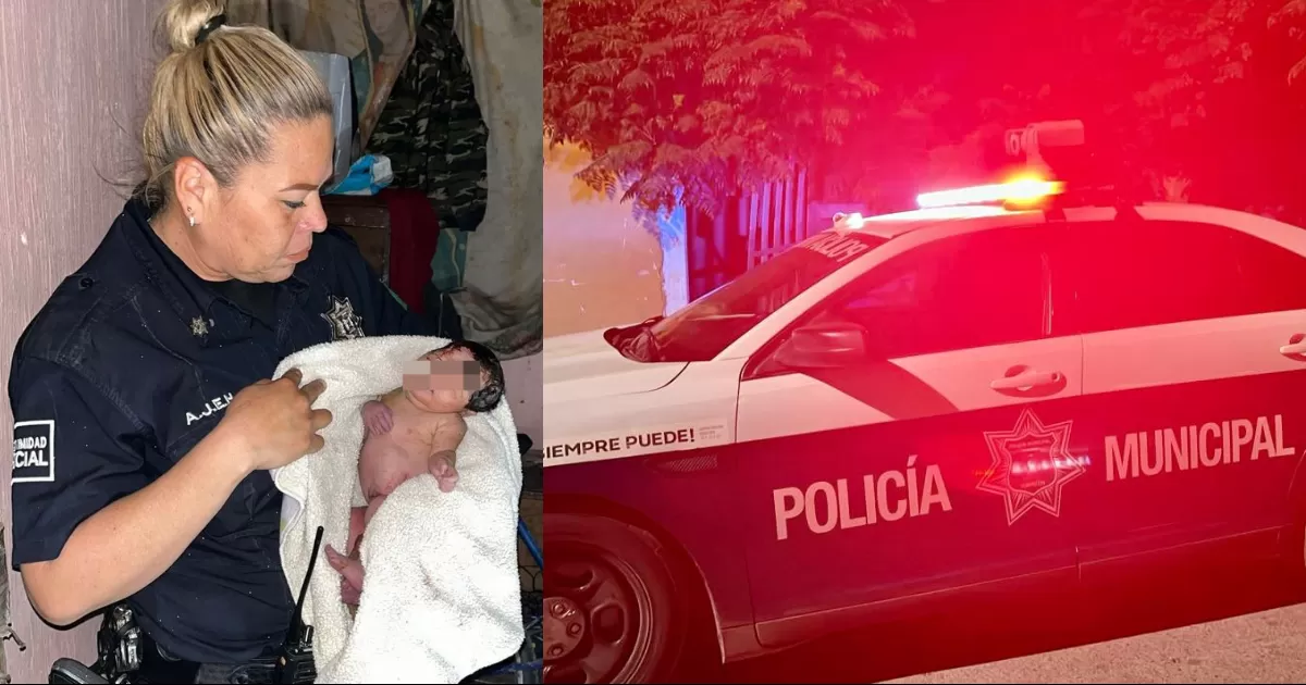 Policías de Torreón atienden parto a domicilio