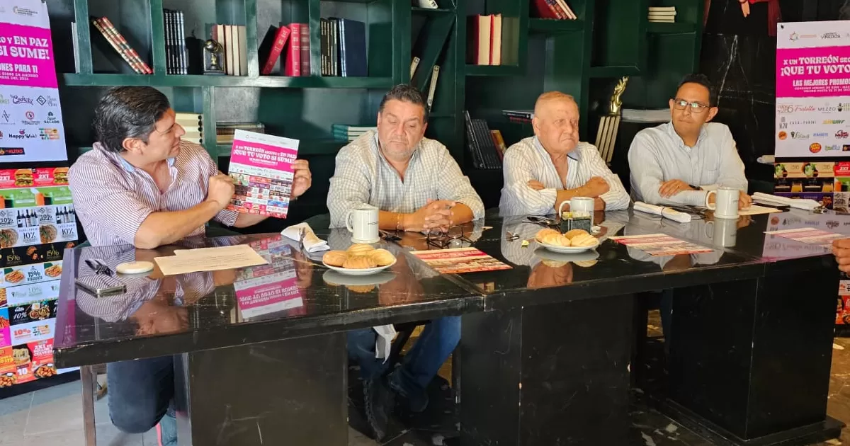 Francisco Santibáñez, Vicepresidente de filiaciones de Canirac Laguna, mencionó que la cuponera en total, cuenta con un descuento casi de 10 mil pesos.