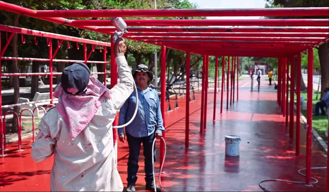 La DirecciÃ³n de Obras PÃºblicas de Lerdo ha rehabilitado el Ã¡rea de ejercicios de calistenia, conocido como Street Gym.