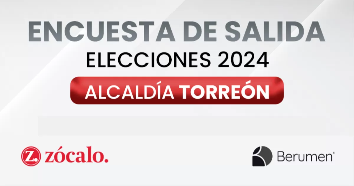 Estos son los resultados de Salida por la alcaldía de Torreón