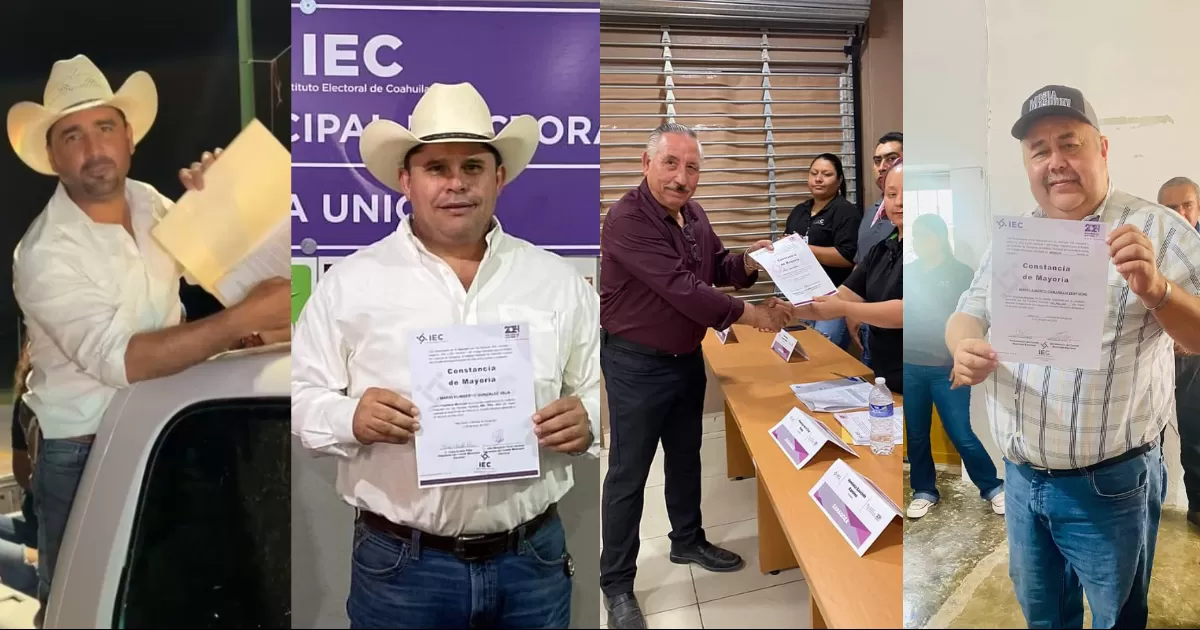 Valida IEC triunfo a nuevos alcaldes electos de la región Cinco Manantiales