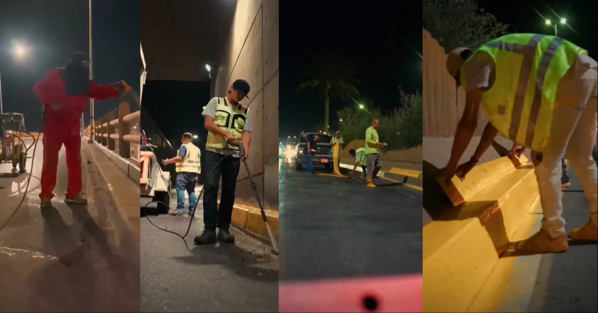Roberto Escalante, director del organismo, indicó que en esta semana se atendió con trabajos nocturnos el bulevar La Nogalera, desde el Nudo Mixteco, hasta el periférico Raúl López Sánchez