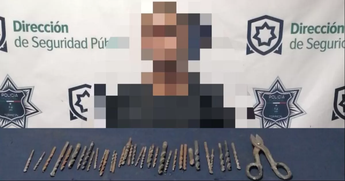 Hombre fue detenido por intentar robar una casa en Torreón