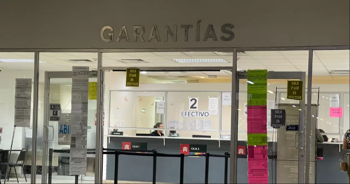 Fallas en el sistema de pago del departamento de garantías de Torreón