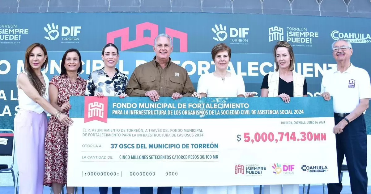 Se beneficiarán en esta ocasión a 37 organismos con cinco millones de pesos que serán aplicados en sus diferentes necesidades.