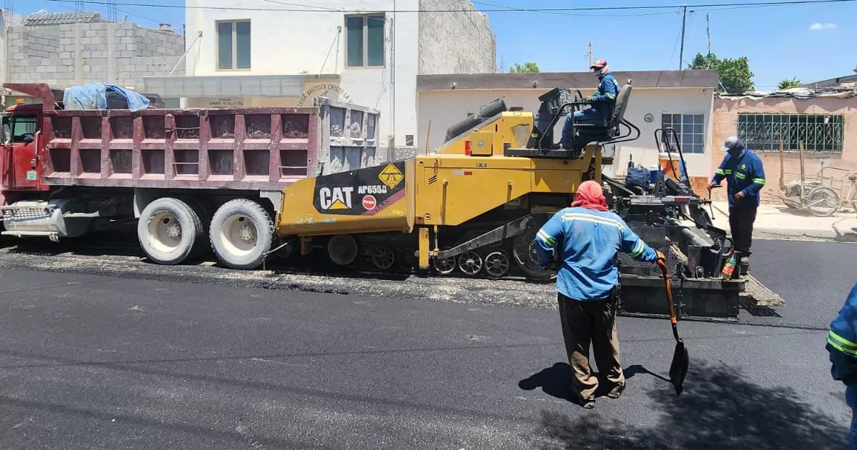 Avanza mejora de calles al Sur de Torreón.