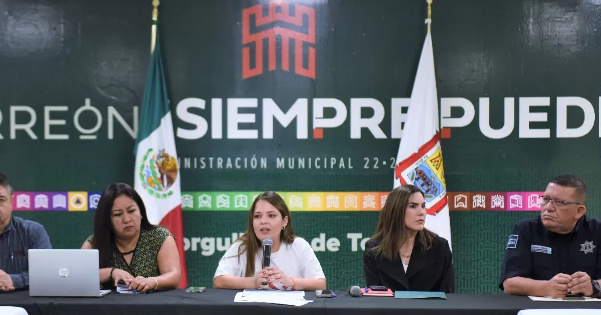 Natalia Fernández, secretaria del Ayuntamiento de Torreón, comentó que se trata de una estrategia coordinada en la que participan el Instituto Municipal de la Mujer, la Dirección General de Seguridad Pública, la Dirección General de Comunicación Gubernamental y la Secretaría de las Mujeres del Estado de Coahuila.