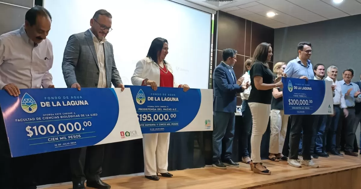 Anuncian a proyectos seleccionados en el Fondo de Agua de la Laguna