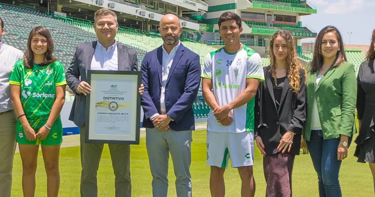 Club Santos recibe distintivo como Empresa Comprometida con los Derechos Humanos