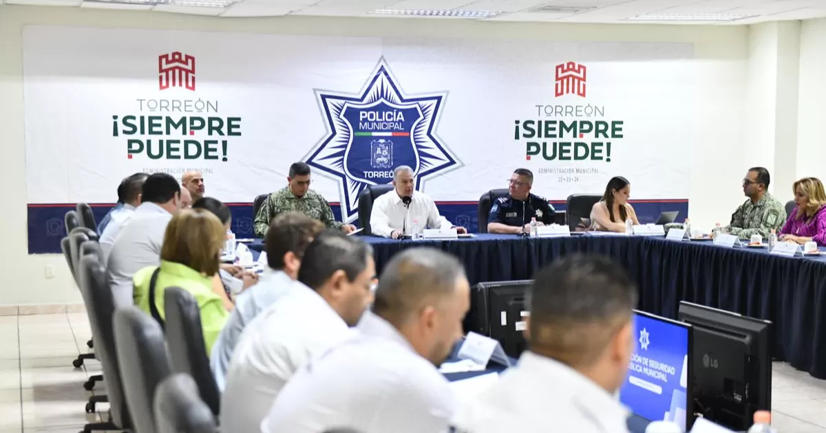 Revisan índices delictivos en Torreón