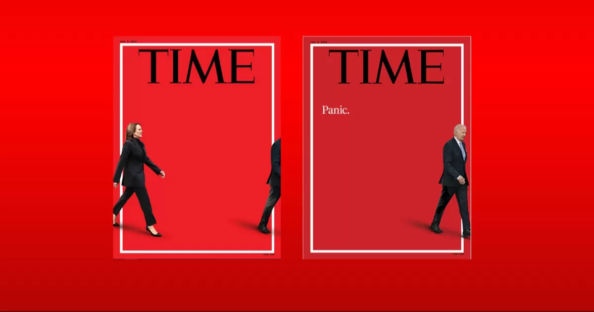 Hola y adiós. La peculiar portada de Time sobre Harris y Biden