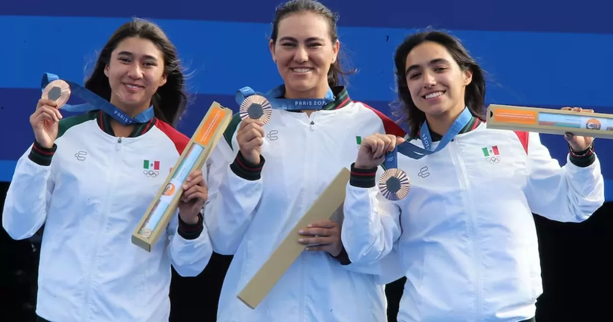 Las mexicanas se colgaron la medalla de bronce en la prueba femenil en tiro con arco por equipos. Se trata, además, de la primera medalla para Latinoamérica en París 2024.