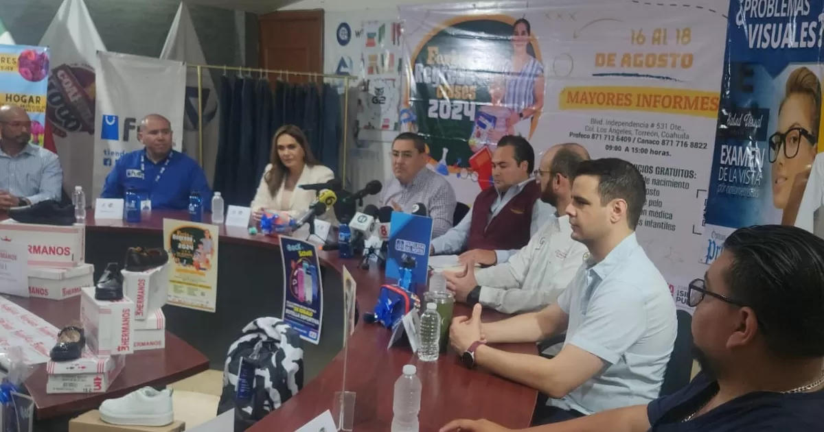 Mariano Serna Muñoz, presidente de la Cámara Nacional de Comercio de Torreón, dijo que los asistentes podrán encontrar artículos cuyos descuentos van desde el 5 hasta un 30% de descuento.