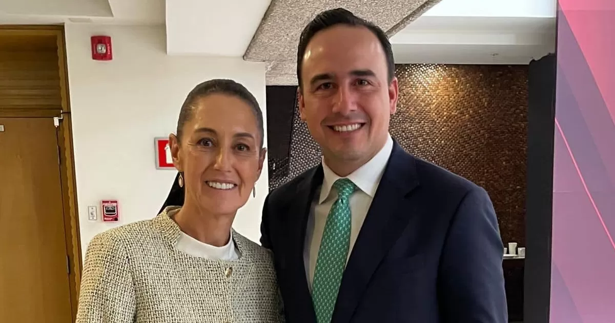 Se reúne el gobernador Manolo Jiménez Salinas con Claudia Sheinbaum