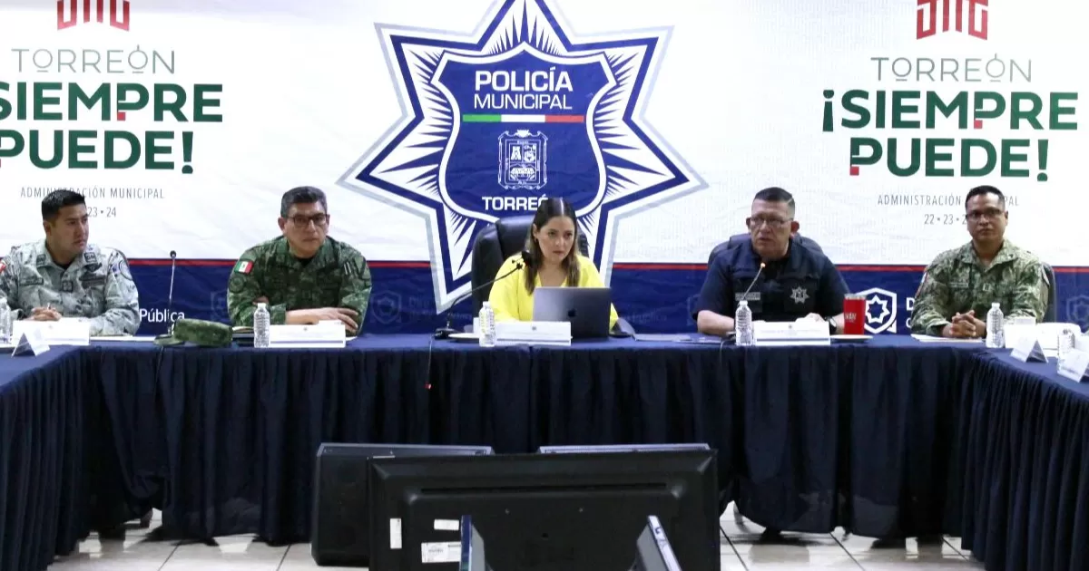 Revisan estrategias de seguridad para los festejos patrios en Torreón