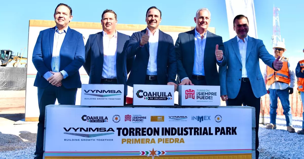 Arranca construcción de parque industrial VYNMSA en Torreón