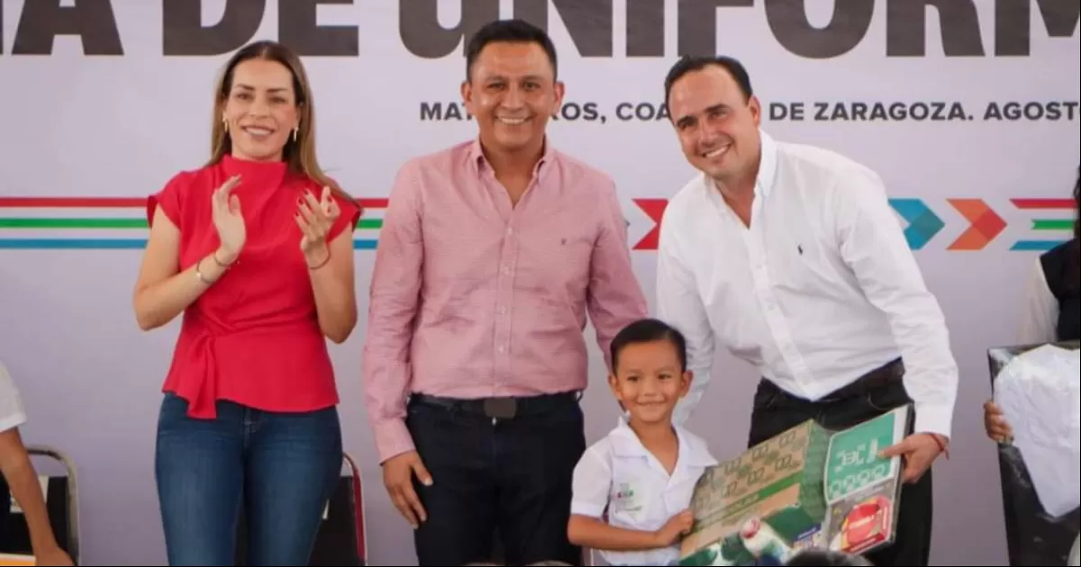 Arranca entrega de uniformes escolares a alumnos de zonas rurales de Coahuila
