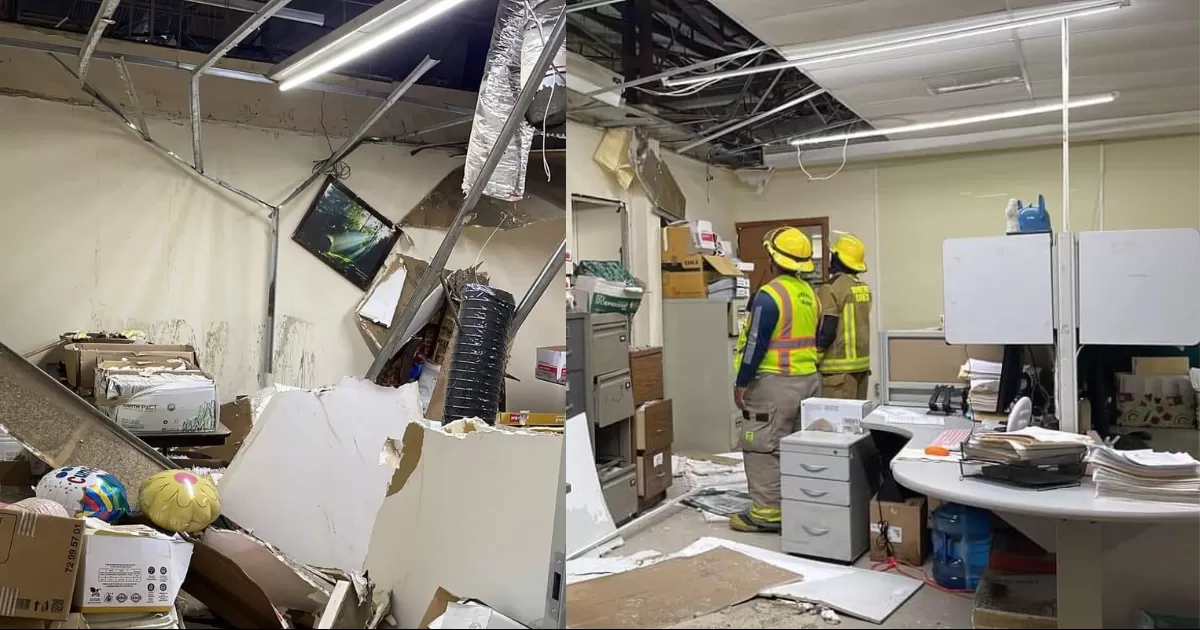 Fue vía el 911 que se reportó el incidente dentro de la zona de paso de los trabajadores, por lo que de inmediato se movilizaron elementos del Cuerpo de Bomberos y Protección Civil hasta la zona.
