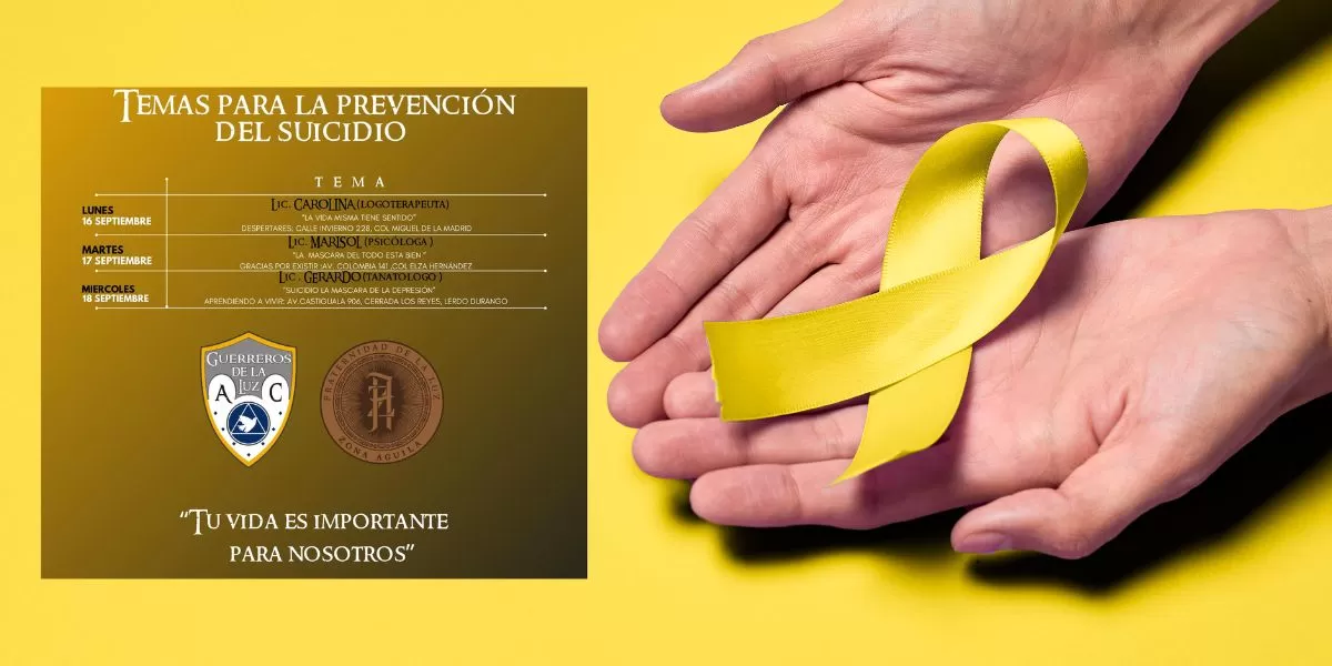 La AsociaciÃ³n Civil Guerreros de Luz iniciarÃ¡n hoy 16 de septiembre una serie de Â conferencias gratuitas en TorreÃ³n, GÃ³mez Palacio y Lerdo que buscan empoderar a las personas y brindarles las herramientas necesarias para mejorar su salud mental.