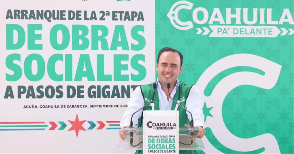 Arranca Manolo Jiménez Salinas 200 obras sociales más en Coahuila