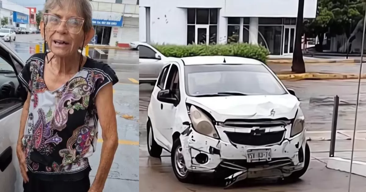 En medio de la ola de violencia en la capital de Sinaloa, se ha visto a una mujer en su automÃ³vil chocado.
