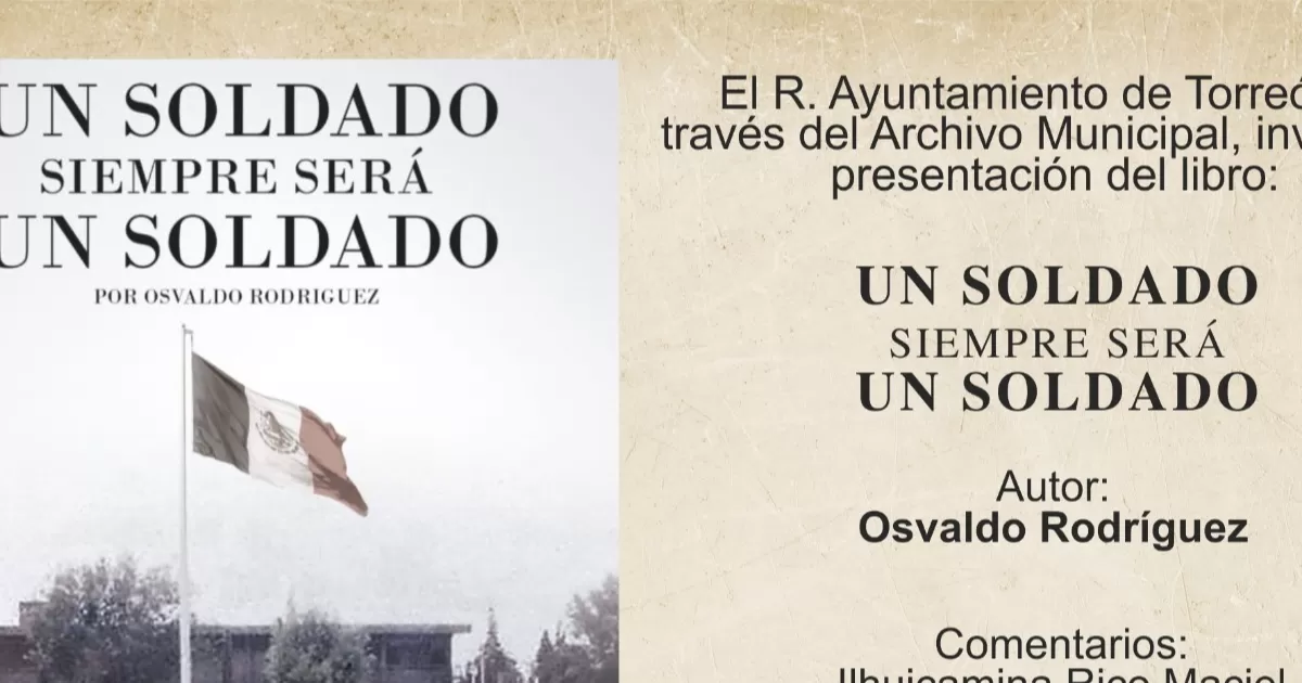 Presentarán libro sobre la vida de un ex militar