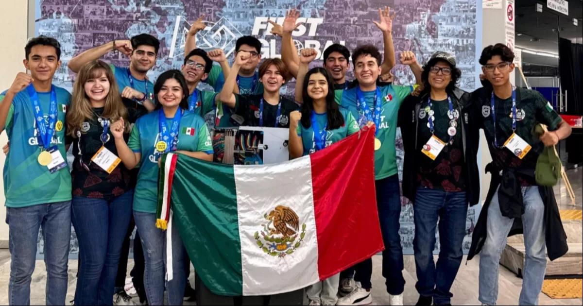 Alumnos del Cervantes de Torreón  son campeones de robótica a nivel mundial