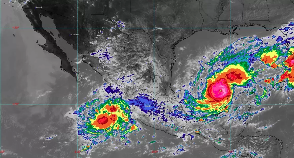 El huracÃ¡n Milton se encuentra en tierras mexicanas y ha causado fuertes lluvias y oleaje elevado en ciertos estados del paÃ­s.