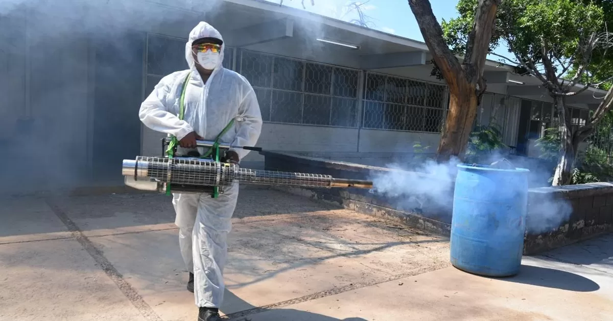 Este lunes se llevaron a cabo acciones de fumigación en el Pueblo Mágico de Viesca y las colonias Sol de Oriente, Villas Universidad, Joyas del Bosque, Real del Sol, Santa Fe, Sol de Oriente y ejido Trinidad en Torreón.