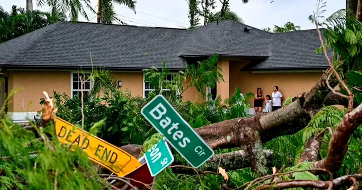 Golpea Milton a Florida con vientos de 205 km/h