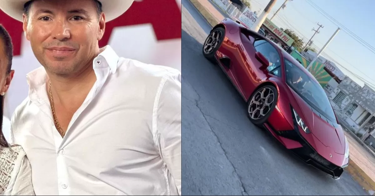 Diputado de Morena en Coahuila presume en redes su Lamborghini