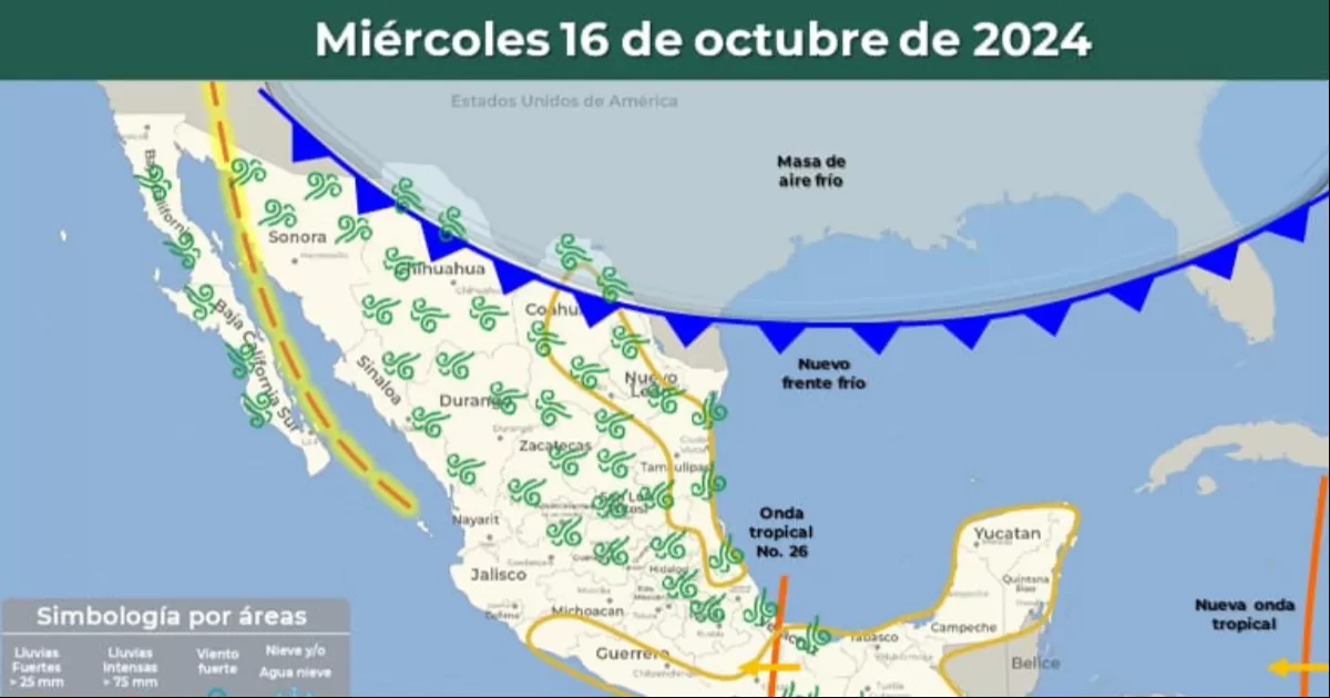 Ingresará nuevo frente frío a Coahuila