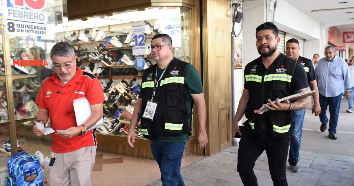 Realizan operativo contra ambulantaje en el Centro de Torreón