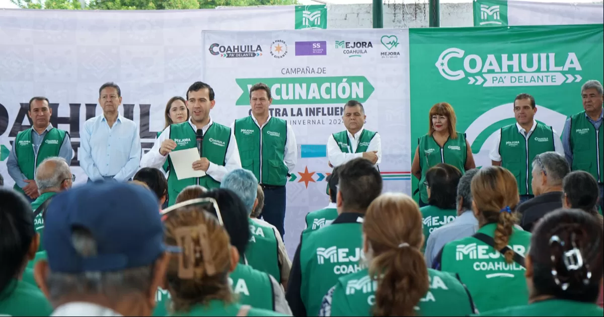 Llevan vacunación contra la influenza a colonias de Torreón