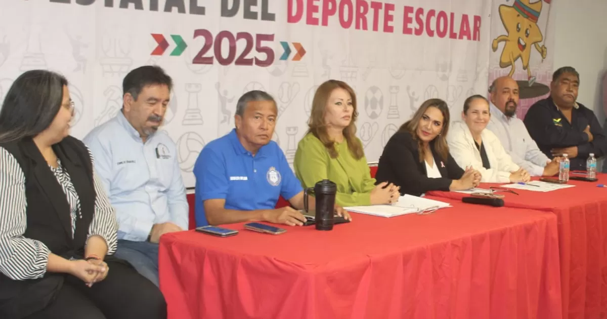 Presentan la Olimpiada Estatal del Deporte Escolar