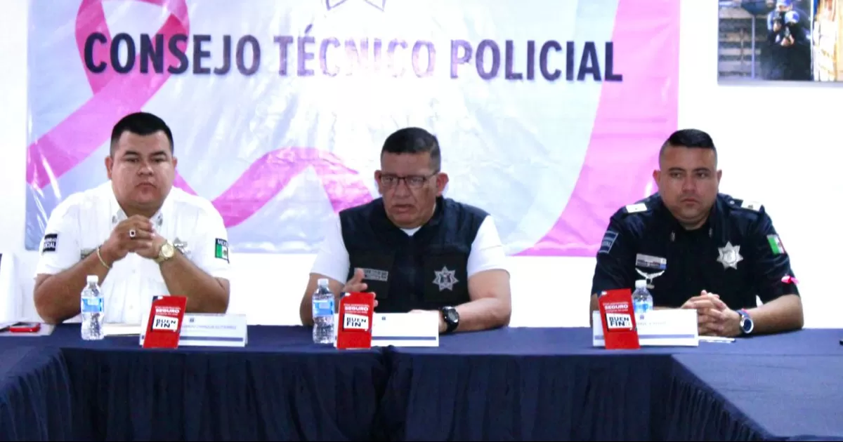 Seguridad Pública presenta plan de vigilancia a centros comerciales y bancos para el Buen Fin