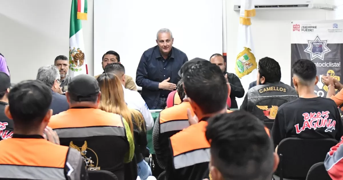 Cumplen meta de motociclistas capacitados en Torreón