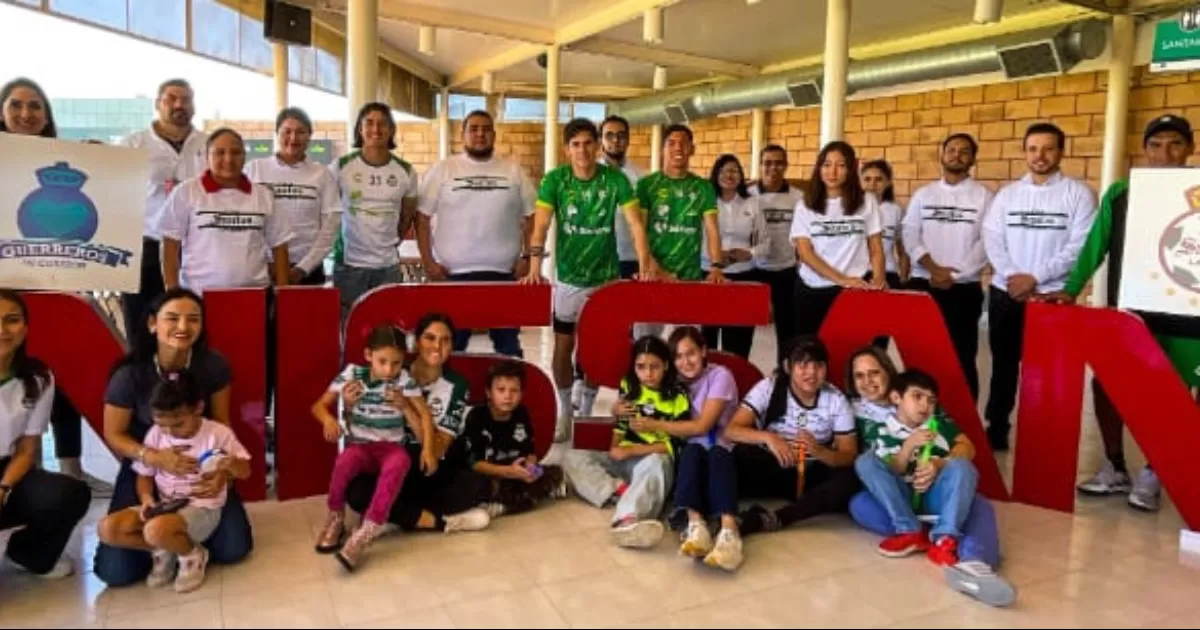 Santistas y Grupo Alameda convivieron con la asociación Be One previo al duelo contra Chivas