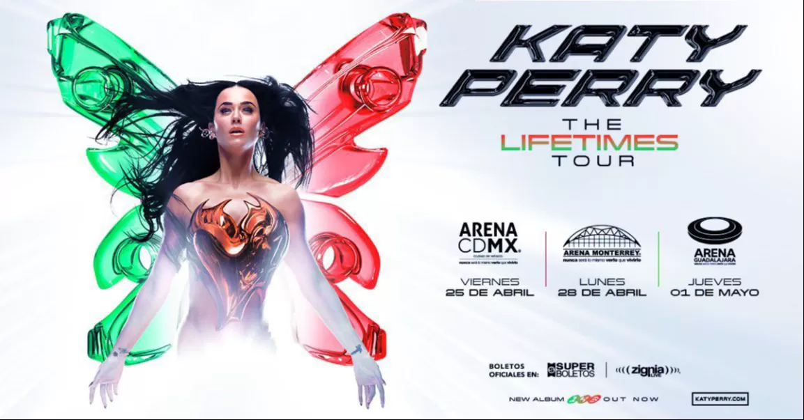 ¡Katy Perry está de vuelta en México! Conoce los detalles