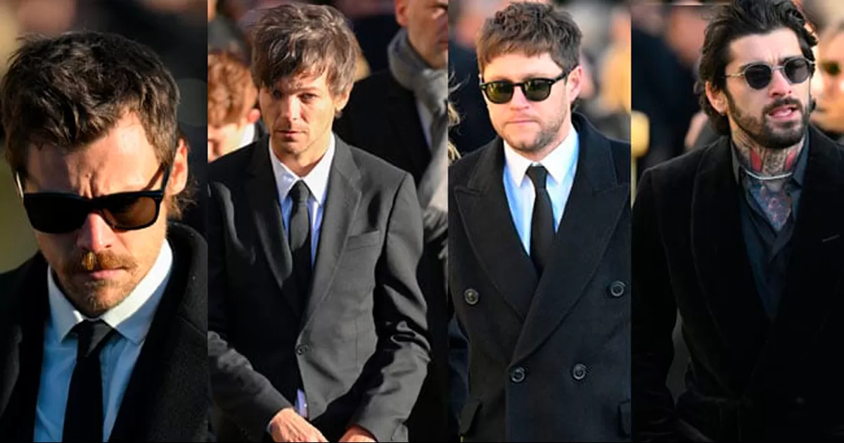 One Direction se reúne en el funeral de Liam Payne en Londres