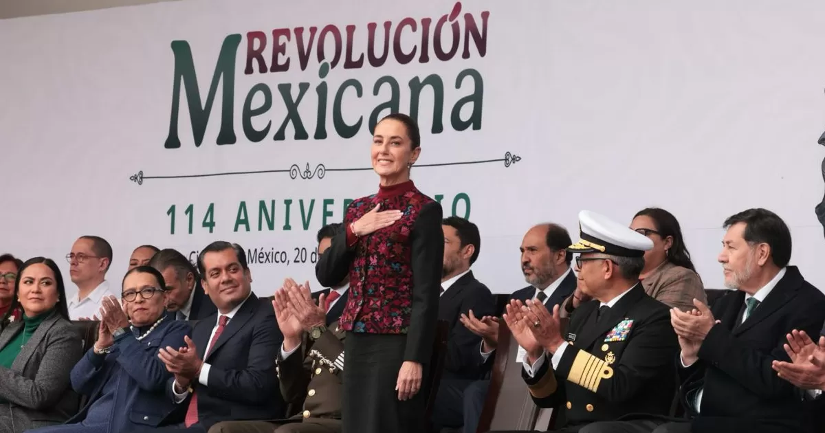 “El mundo entero ve a México con admiración”: Claudia Sheinbaum